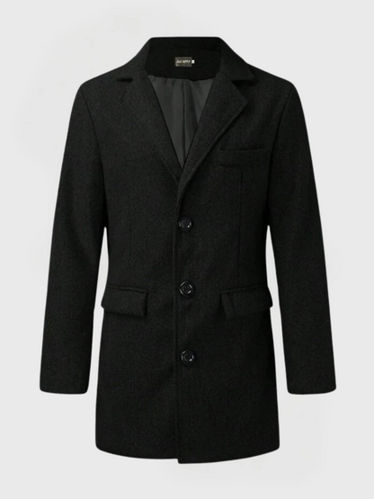 Men's Trench Coat | Brown, Relaxed Fit for Autumn and Winter 2