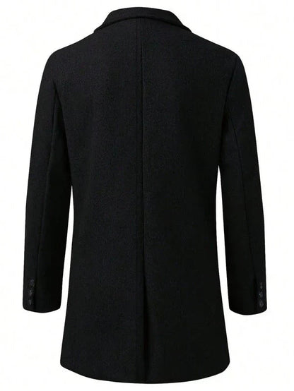 Men's Trench Coat | Brown, Relaxed Fit for Autumn and Winter 3