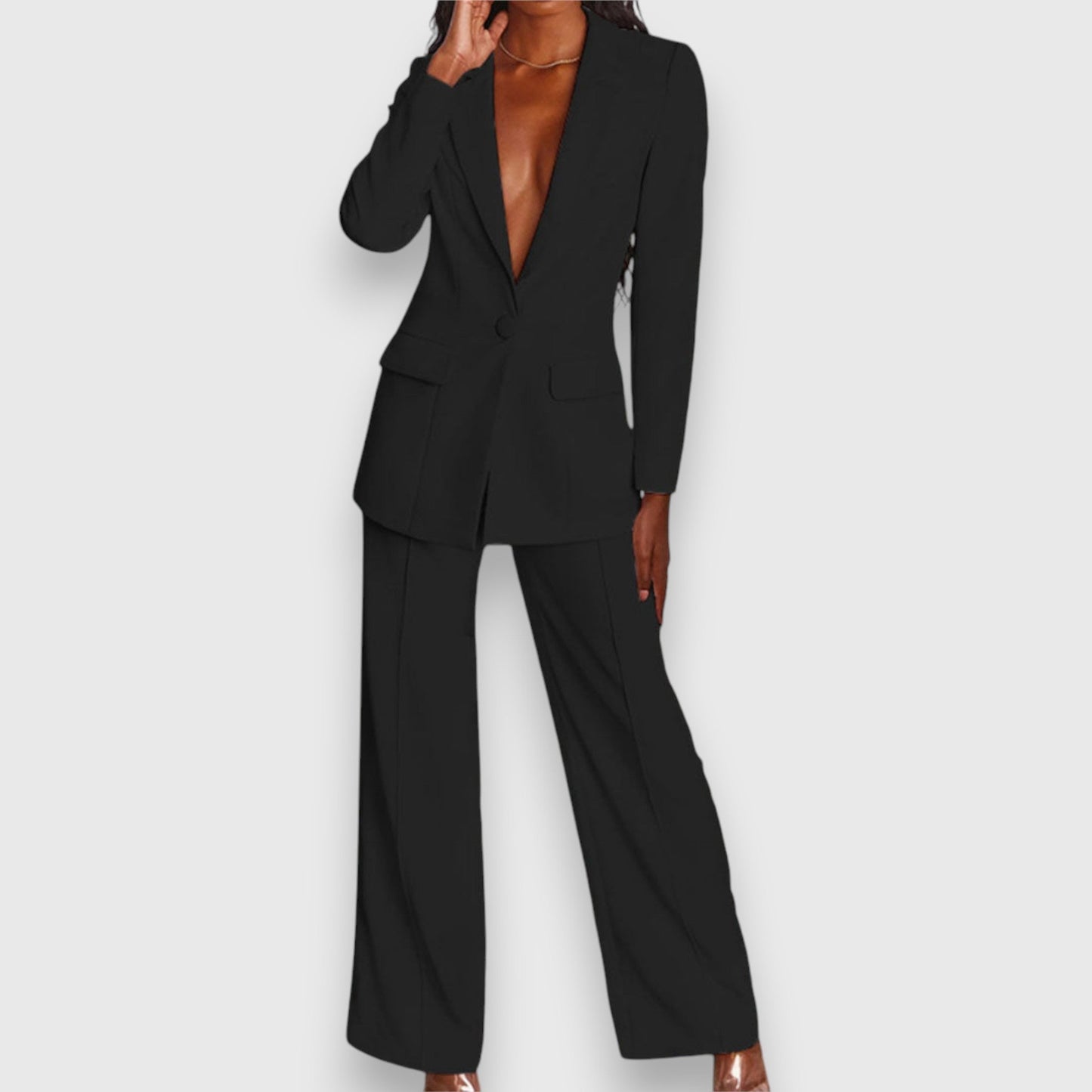 Mila Women's Set | Elegant Blazer and Trousers, Comfortable and Chic 10