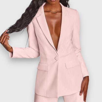 Mila Women's Set | Elegant Blazer and Trousers, Comfortable and Chic 2