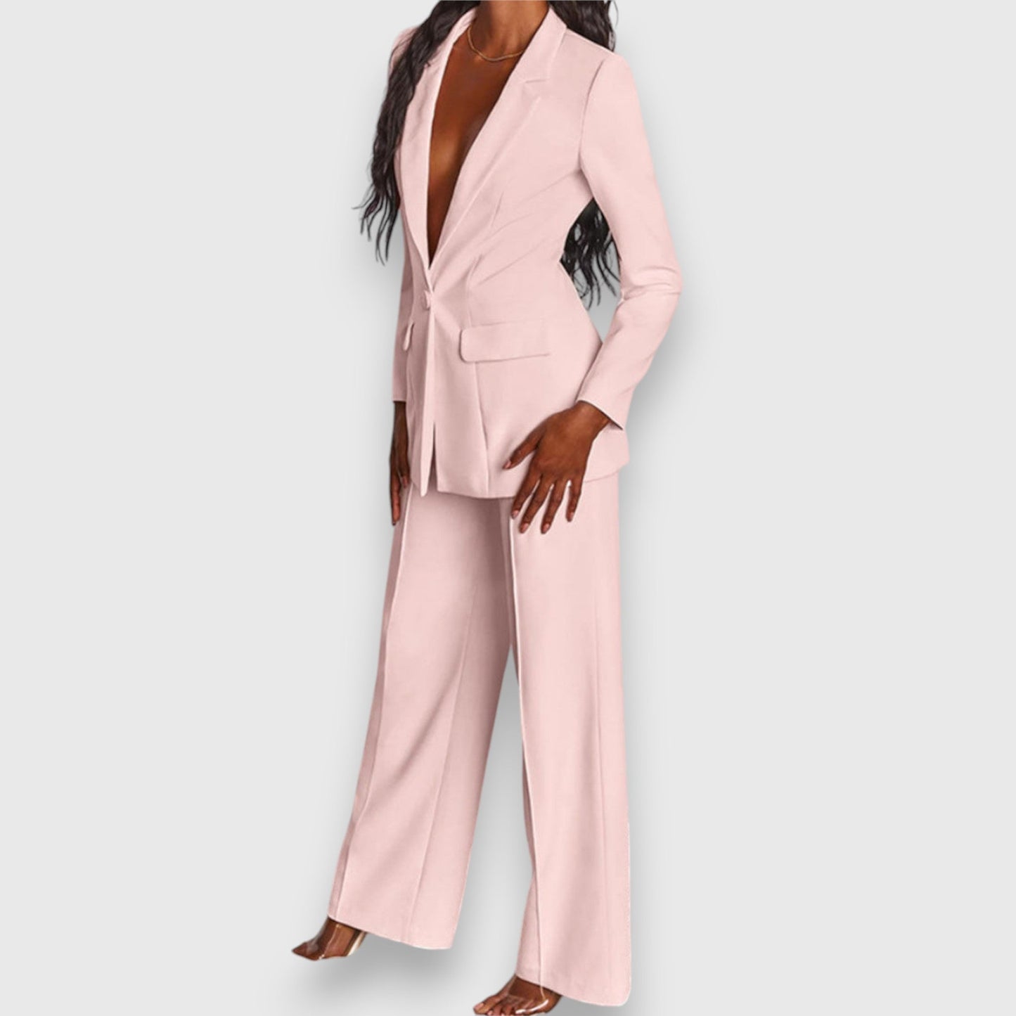 Mila Women's Set | Elegant Blazer and Trousers, Comfortable and Chic 3