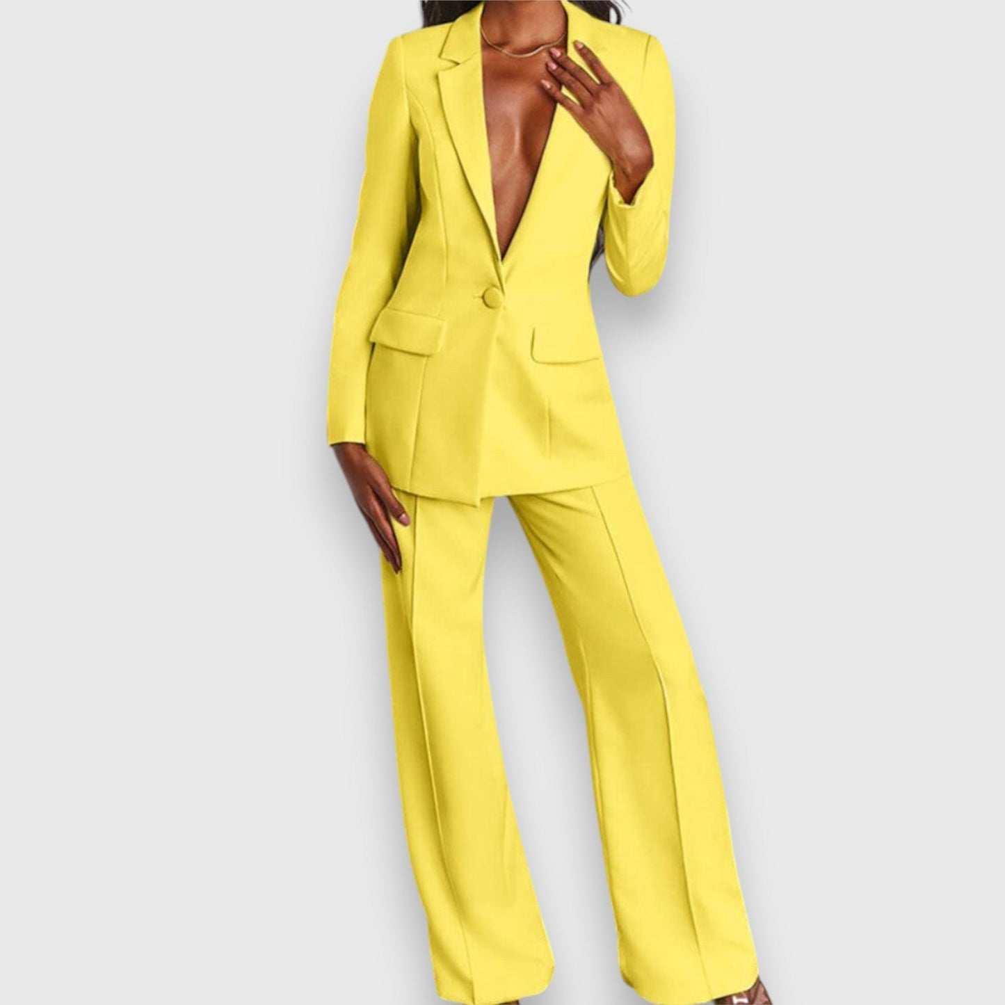 Mila Women's Set | Elegant Blazer and Trousers, Comfortable and Chic 9