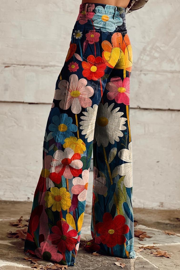 Mila | Floral Denim – Playful, Artistic & Comfortable 1