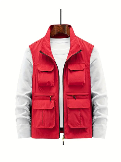 Milo Men's Casual Vest | Multi-Pocket, Breathable Comfort 11