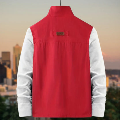 Milo Men's Casual Vest | Multi-Pocket, Breathable Comfort 5