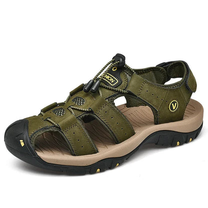 Milo Men's Hiking Sandals | Premium Leather, Comfortable and Durable 2