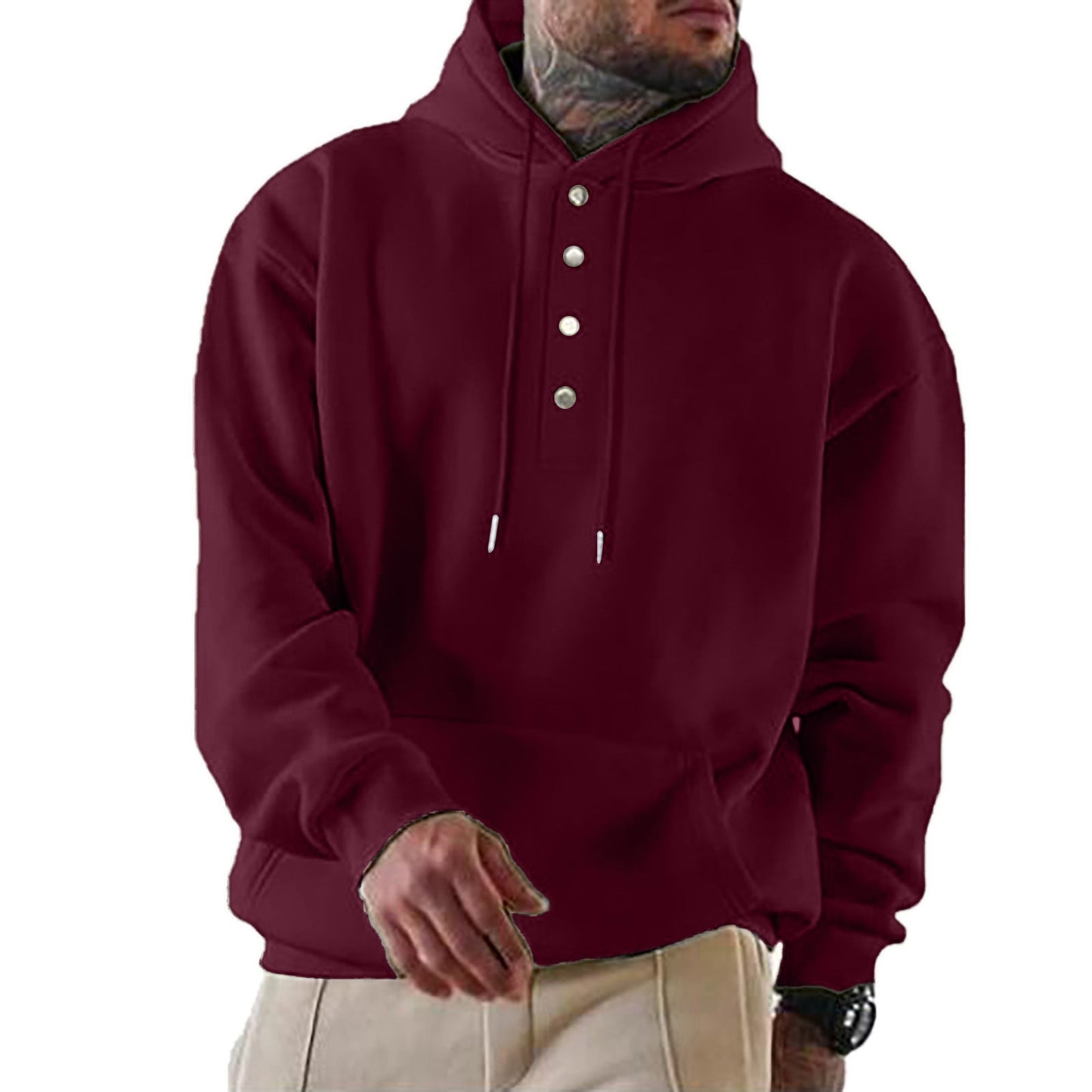 Milo Men's Hoodie | Soft Cotton Blend, Casual Style 0