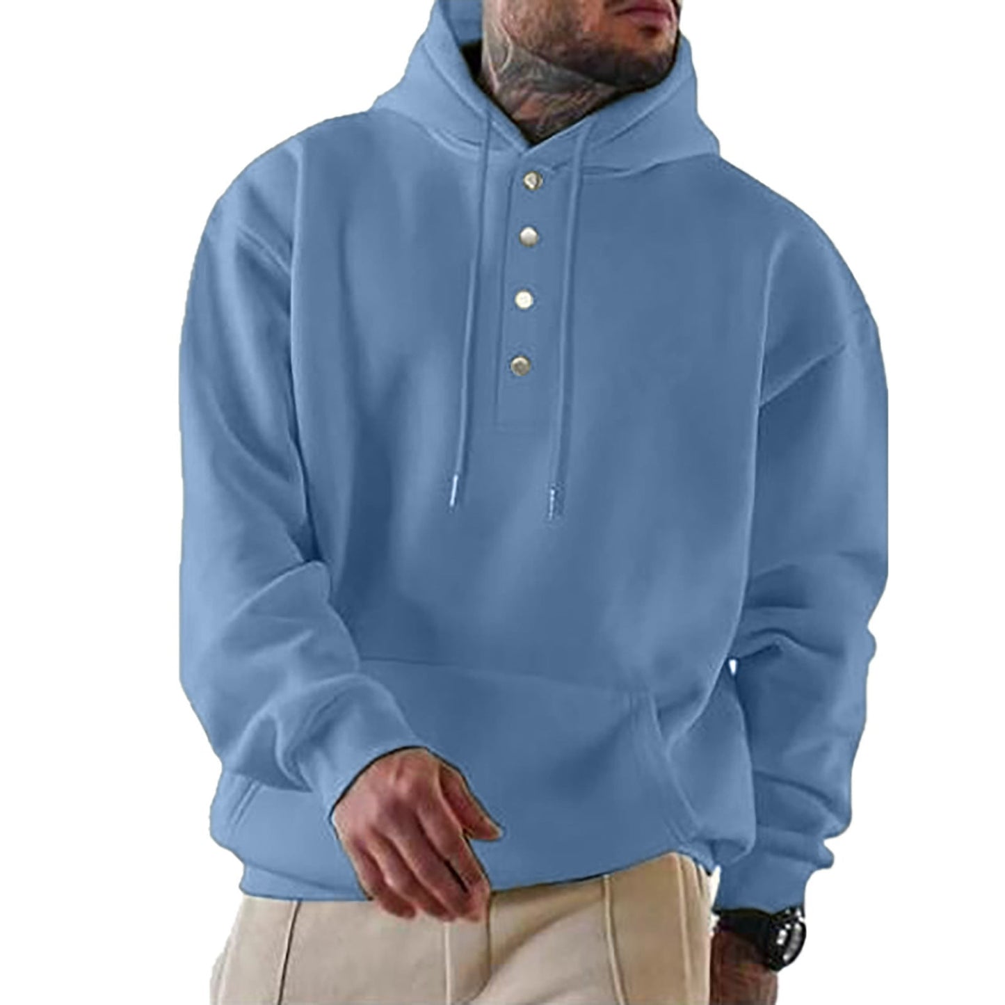 Milo Men's Hoodie | Soft Cotton Blend, Casual Style 1