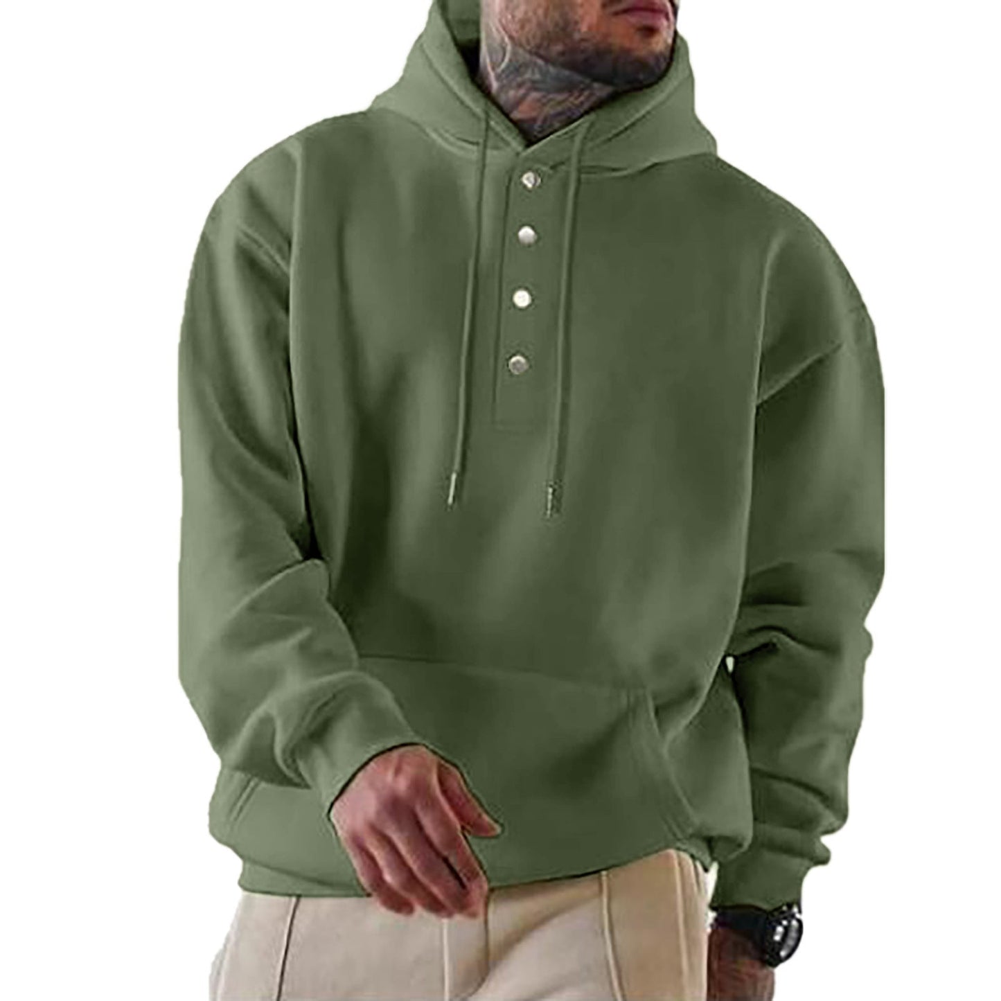 Milo Men's Hoodie | Soft Cotton Blend, Casual Style 3