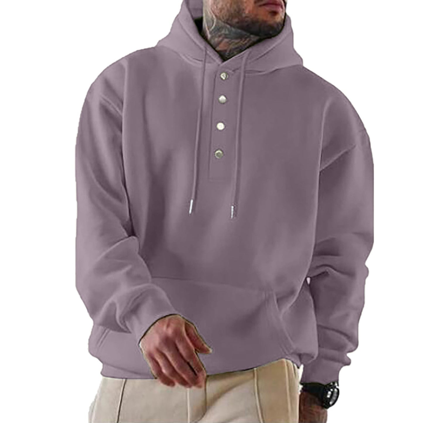 Milo Men's Hoodie | Soft Cotton Blend, Casual Style 8
