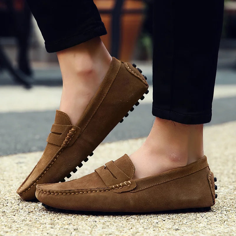 Milo Men's Moccasins | Premium Suede, Versatile Style 3