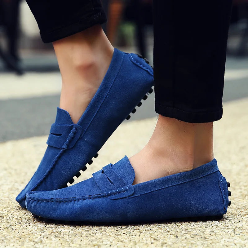 Milo Men's Moccasins | Premium Suede, Versatile Style 8