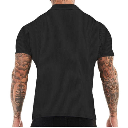 Milo Men's Short-Sleeved Shirt | Structured Fabric, Modern Collar 3