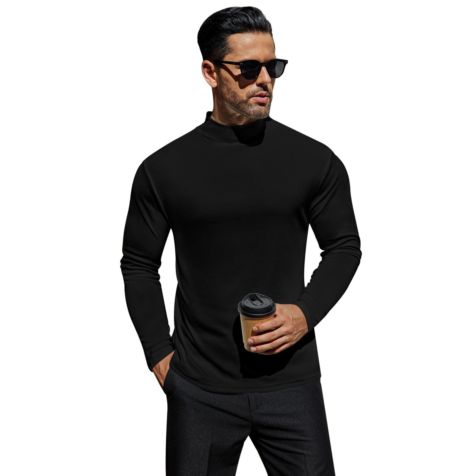Milo Men's Sweater | Soft Cotton Blend, Slim Fit 5
