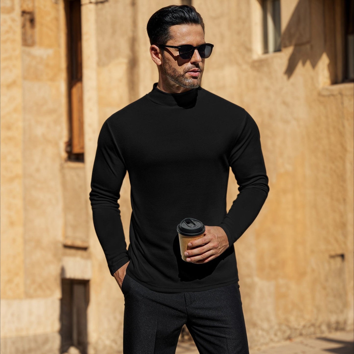 Milo Men's Sweater | Soft Cotton Blend, Slim Fit 6