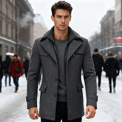 Milo Men's Winter Coat | Waterproof, Elegant Design 3