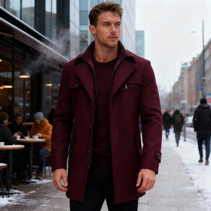 Milo Men's Winter Coat | Waterproof, Elegant Design 4