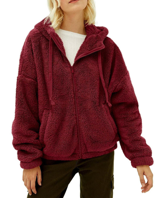 Mira Women's Fleece Jacket | Comfortable Hood, Warm and Practical 1