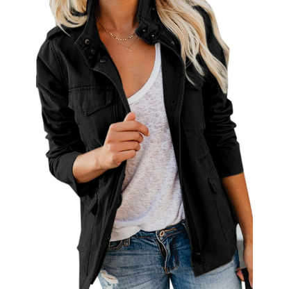 Modern Chic Coat for Women | Zipper 6