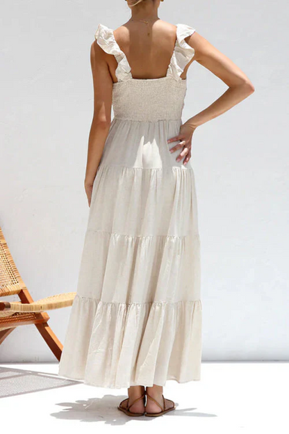 NAOMI | Airy maxi dress with elegant layers and flair 2