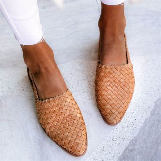 NAZAN | Chic Braided Slingback Ballerina 1