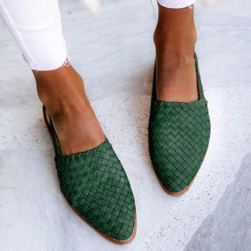 NAZAN | Chic Braided Slingback Ballerina 3