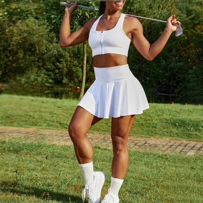 NYRAH | Sporty Skort with Built-in Shorts and Side Pocket 8
