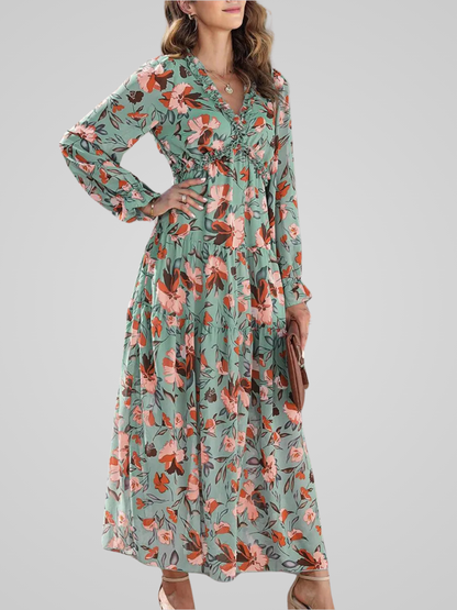 Noémie | Elegant Wild Maxi Dress for Women 2