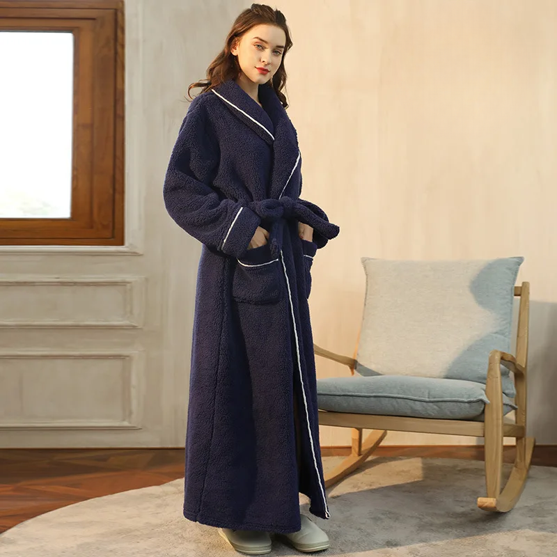 Nora Women's Bathrobe | Soft Fabric, Timeless Design 10
