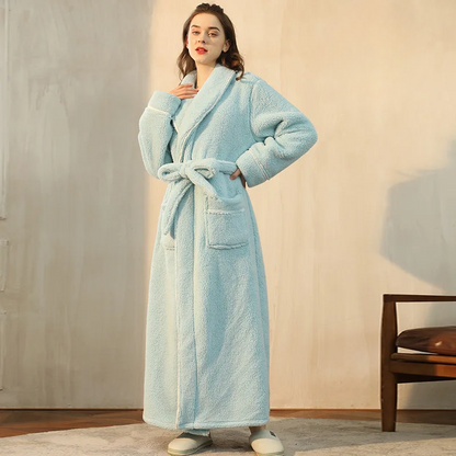 Nora Women's Bathrobe | Soft Fabric, Timeless Design 11
