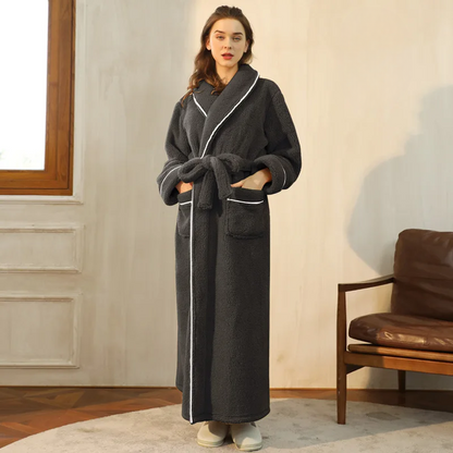 Nora Women's Bathrobe | Soft Fabric, Timeless Design 17