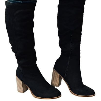Nora Women's Boots Black | Elegant Knee-high, Comfortable 1
