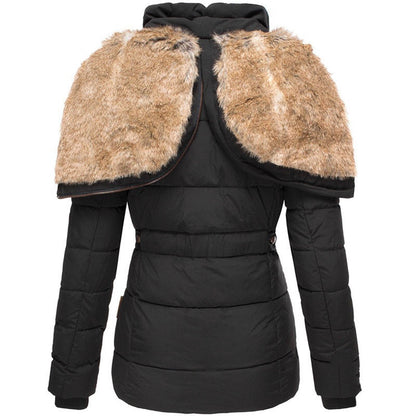 Nora Women's Winter Coat | Long Cut, With Hood 3