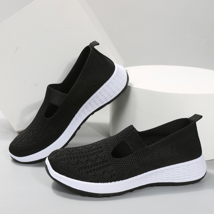 Oriana Women's Casual Shoes | Breathable Mesh, Ortho Design 4