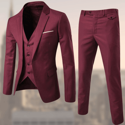 Parker Men's Suit | Tailored Fit Black Suit Set, Versatile for Weddings and Formal Events 4