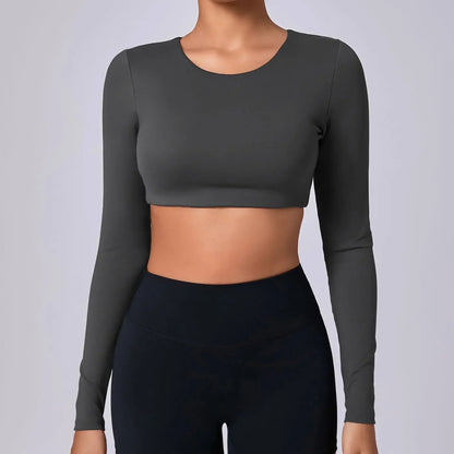 REYA | Cropped Longsleeve Top with Push-up Effect 5