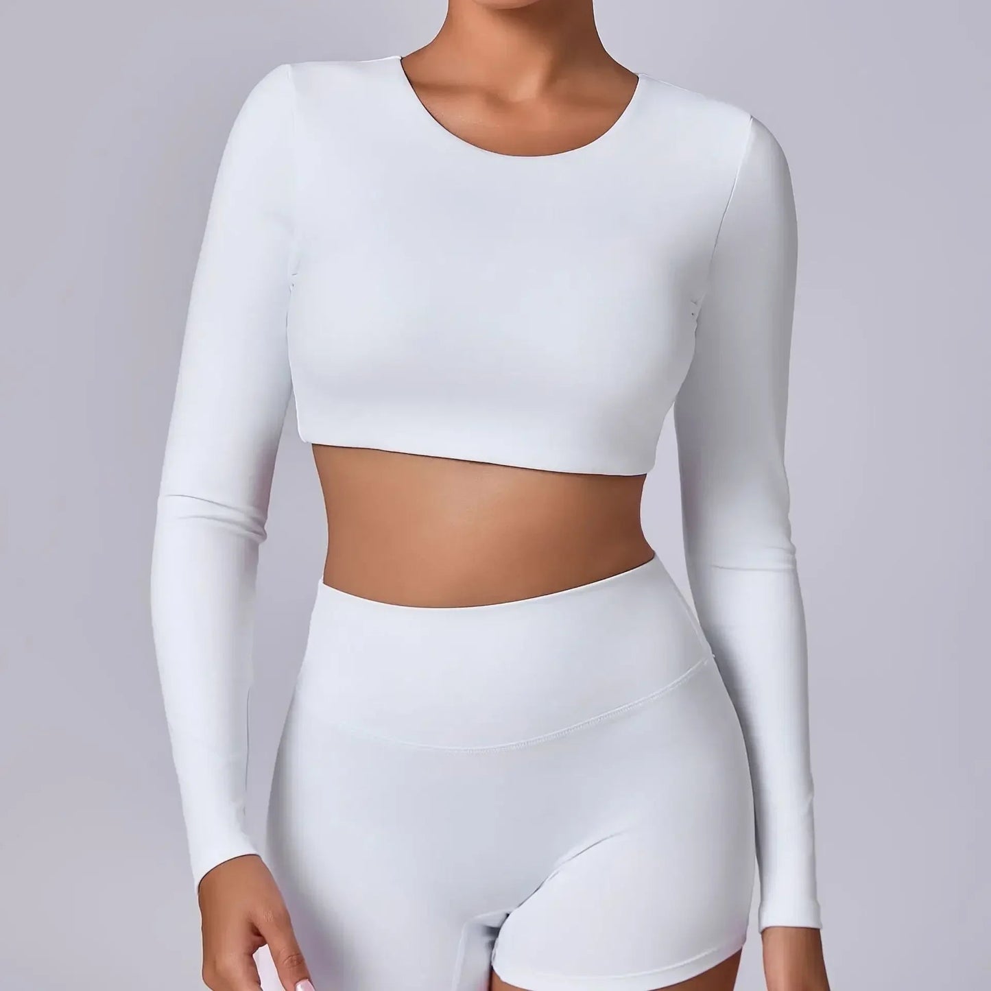 REYA | Cropped Longsleeve Top with Push-up Effect 6