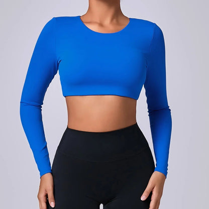 REYA | Cropped Longsleeve Top with Push-up Effect 7