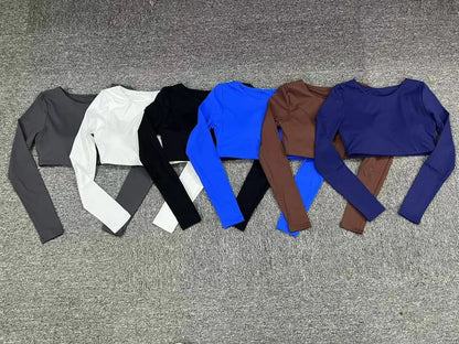 REYA | Cropped Longsleeve Top with Push-up Effect 8