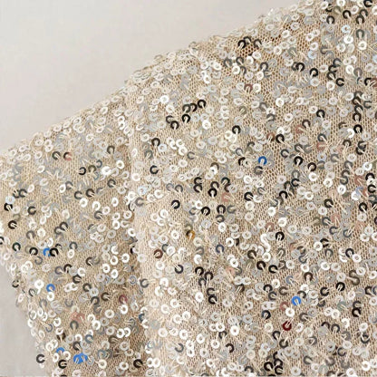 Ravella | Sequin Mini Dress with Shoulder Pads 8