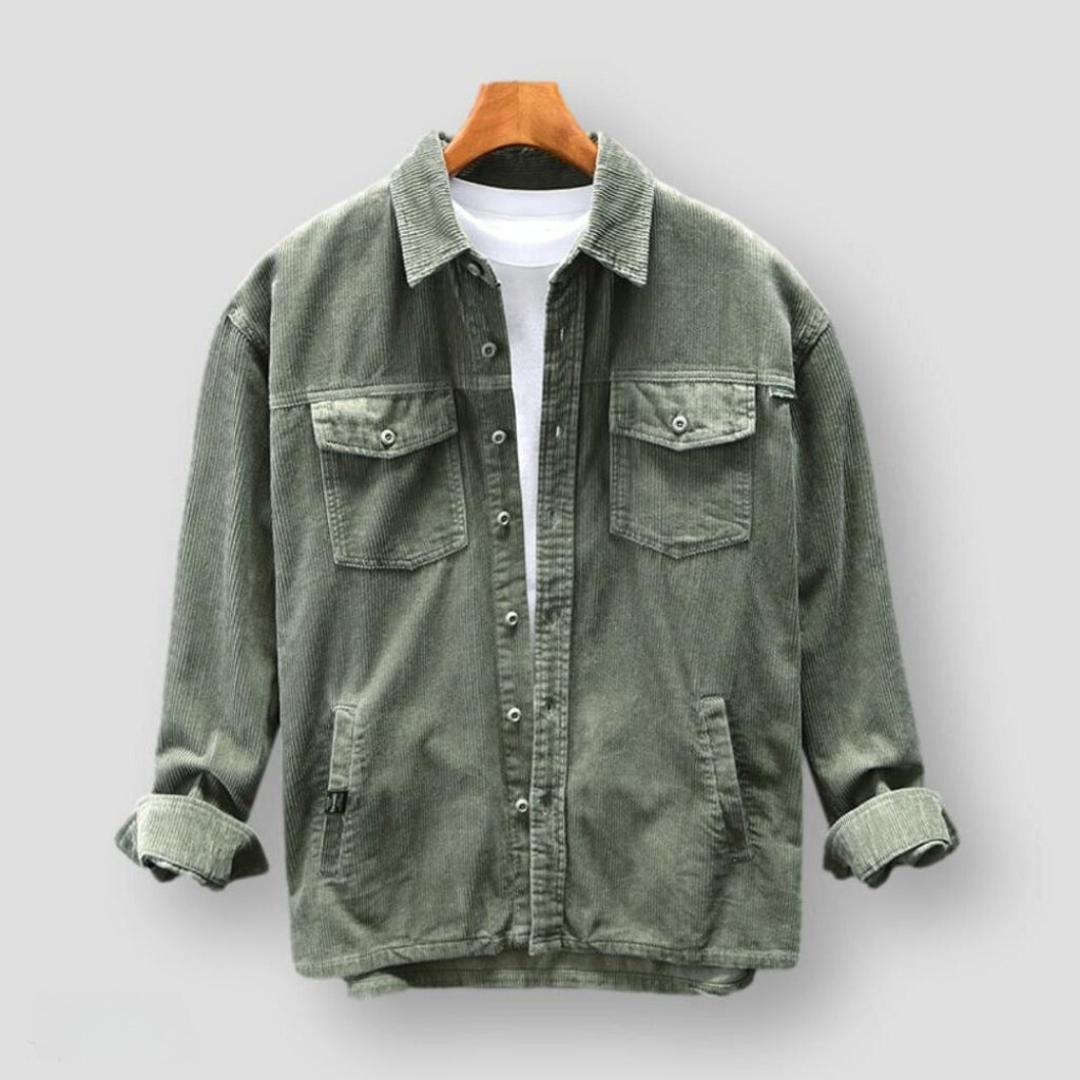 Raven Women's Top | Multi-Pocket Corduroy Elegance 0