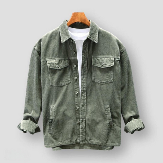 Raven Women's Top | Multi-Pocket Corduroy Elegance 0