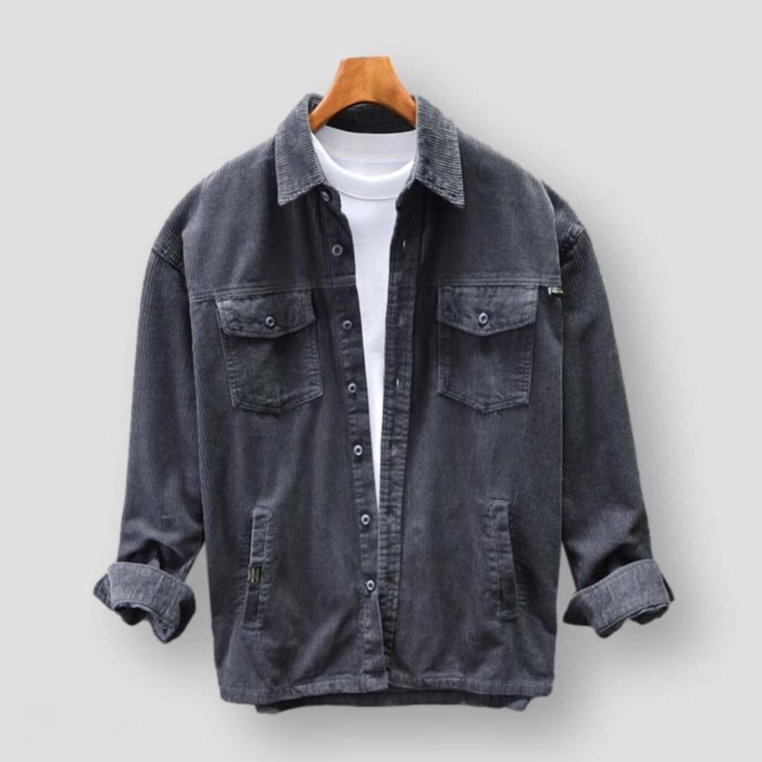 Raven Women's Top | Multi-Pocket Corduroy Elegance 2