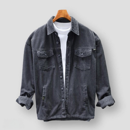 Raven Women's Top | Multi-Pocket Corduroy Elegance 2