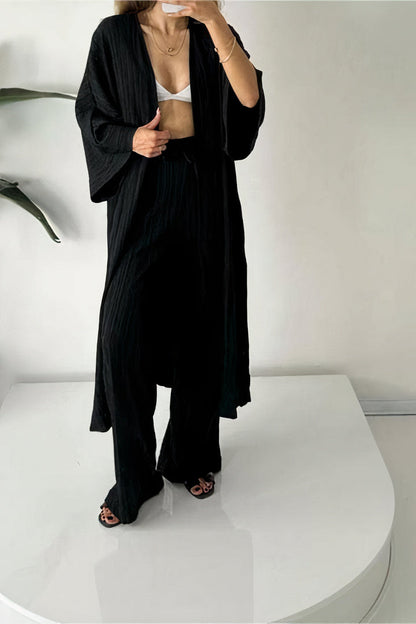Renée | Comfortable Women's Set with Cardigan and Trousers 4