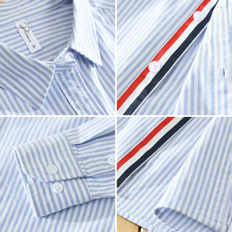 Rex Men's Dress Shirt | Breathable Cotton-Linen Blend, Stylish Long Sleeve 2