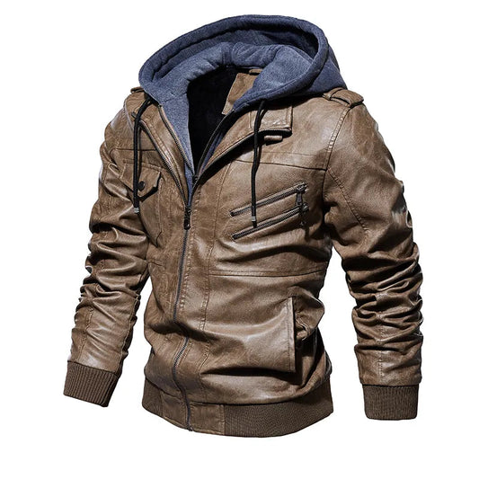Robo Men's Motorcycle Jacket | Durable Protection, Stylish Design 0
