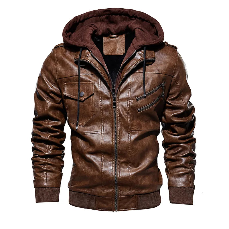 Robo Men's Motorcycle Jacket | Durable Protection, Stylish Design 1