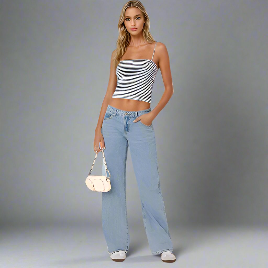 Roxy | Low-Rise Jeans – Trendy & Comfortable Stretch Denim | Y2K Fit 3