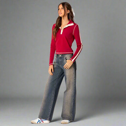 Roxy | Low-Rise Jeans – Trendy & Comfortable Stretch Denim | Y2K Fit 4